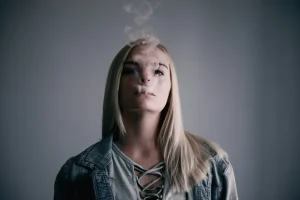 smoker's face